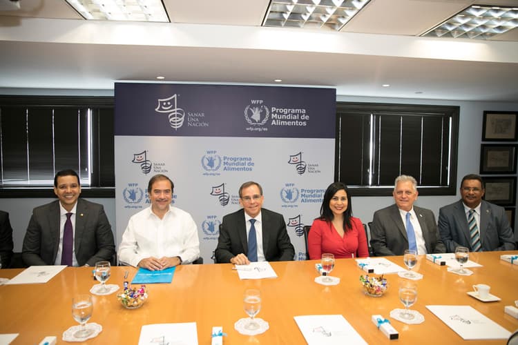 Sanar una Nación y el Programa Mundial de Alimentos (PMA) firman acuerdo de cooperación 